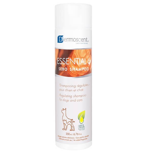 Dermoscent Essential 6 Sebo šampūns suņiem un kaķiem pret blaugznām 200 ml